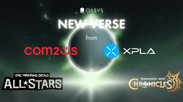 Oasys Welcomes Korean Gaming Giant Com2uS for Game Onboarding and Verse Building